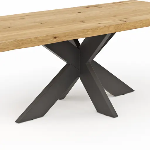 Esstisch Clifton - LB ca. 240x100 cm, Wildeiche massiv