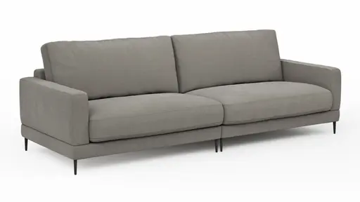 Sofa Janne - 3-Sitzer, Stoff, Grau
