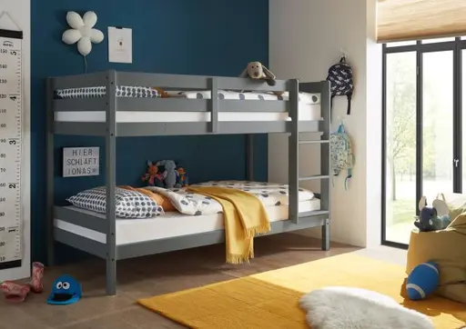 Etagenbett - Liegefläche ca. 90x200 cm, Grau