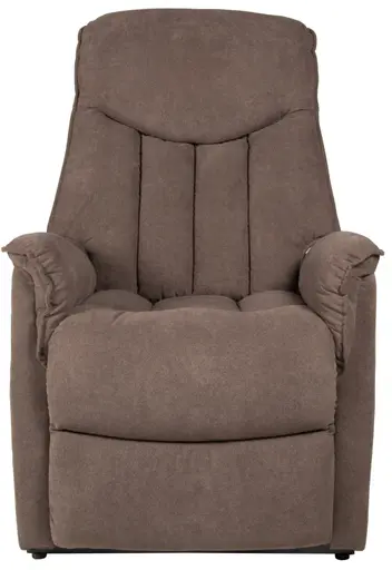 TV-Sessel - Aufstehhilfe, Relaxfunktion, Webstoff, Dunkelbraun