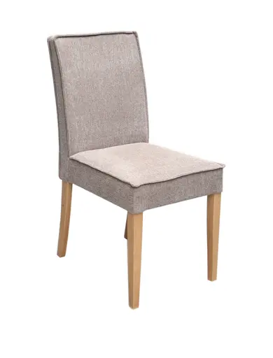 Stuhl - Stoff, Taupe/Grau