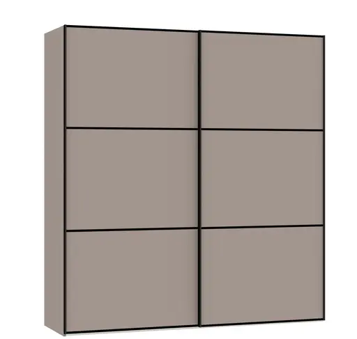 Schwebetürenschrank JOIN IT- B ca. 202 cm, Nougat