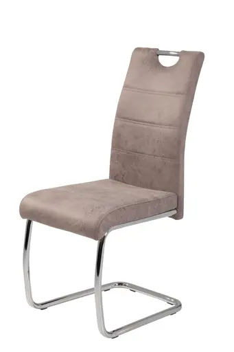 Freischwinger - Stoff, Beige