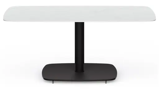 Couchtisch Camas - LBH ca. 100x65x42 cm, Keramik, Creme