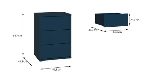Nako FAID- 3 Schübe, Blau