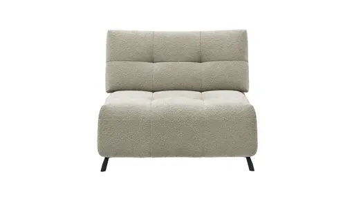 Sessel Comodo - 1-Sitzer, Stoff, Offwhite