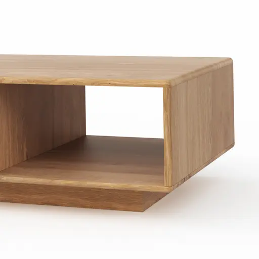 Couchtisch Hillsboro - LBH ca. 110x70x39,4 cm, Wildeiche natur, geölt