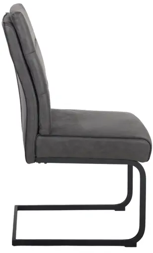 Freischwinger - Microfaser, Anthrazit