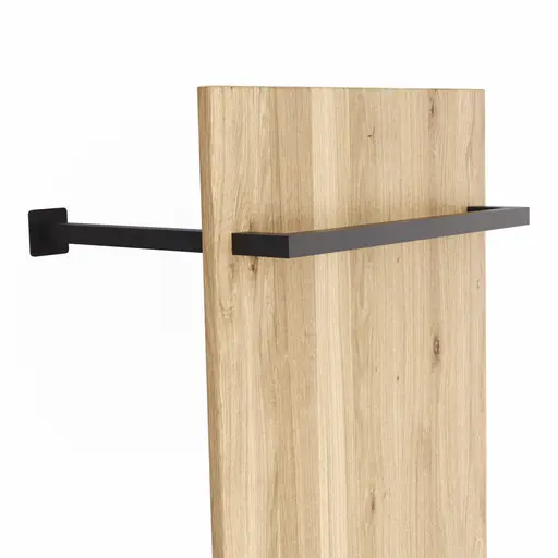 Garderobenkombination Williston - Korpus Wildeiche bianco / Front sandgestrahlt