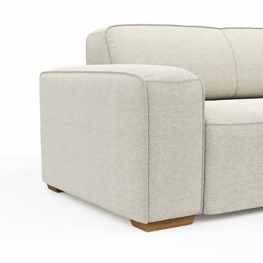 Sofa Denver - 2,5-Sitzer, Stoff, Natur