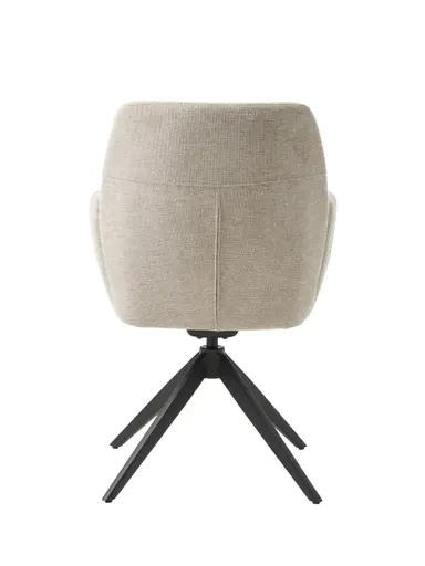 Armlehnstuhl - drehbar, Stoff, Sand