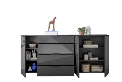 Sideboard- B ca. 226 cm, Anthrazit