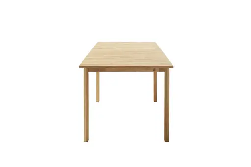 Esstisch - ausziehbar, LB ca. 125x80 cm, Wildeiche massiv geölt