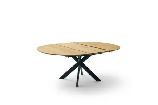 Esstisch - ausziehbar, ca. Ø 140x75 cm, Wildeiche Furnier