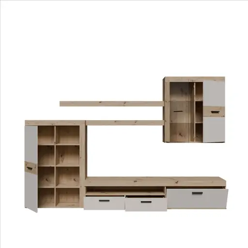 Anbauwand FRANA- Eiche Dekor, Sand