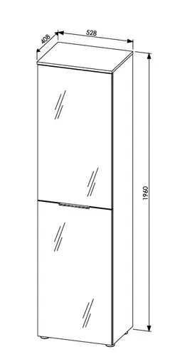 Garderobe - inkl. Sitzkissen, Weiß