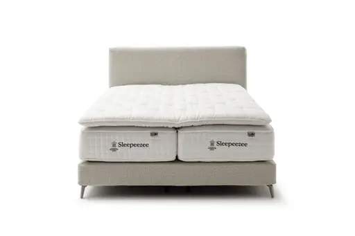  Boxspringbett Contur 4600 - Liegefläche  ca.180x200 cm, Boucle, Beige