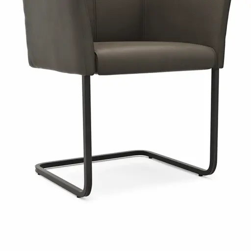 Armlehnstuhl 4110 - Leder, Olive