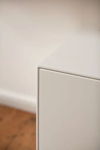 Lowboard Edge - Lack, Weiß