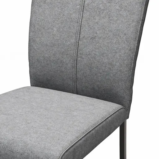 Stuhl 4110 - Wolle, Hellgrau