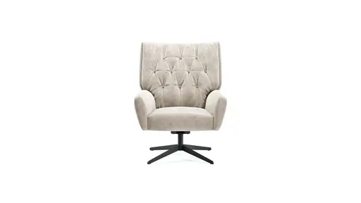 Drehsessel Maximilian - Stoff, Natur