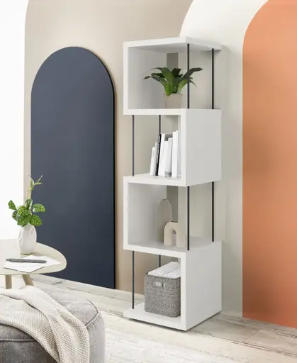 Regal - B ca. 33 cm, Weiß