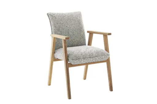 Armlehnstuhl - Stoff, Oliv