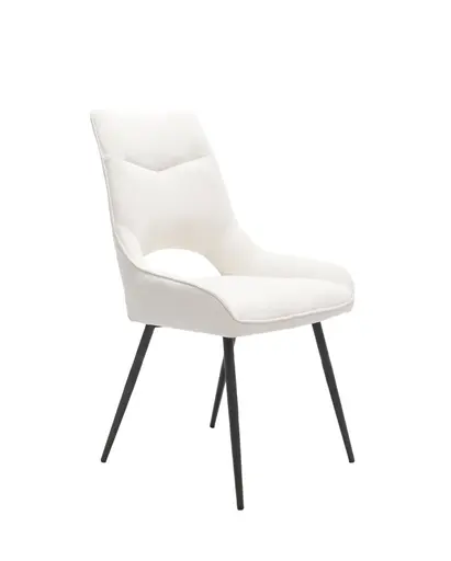 Stuhl MEAVE - Stoff, Creme