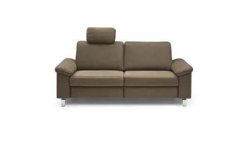 Sofa CALM PLUS - 3-Sitzer, 2x Relaxfunktion, Stoff, Braun