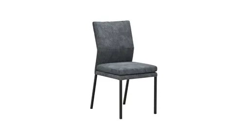 Stuhl Carry - Stoff, Dunkelgrau