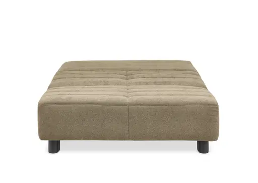  Faltsofa Easy - 2-Sitzer ohne Armlehne, ca. 140 cm inkl. Schlaffunktion, Stoff, Braun