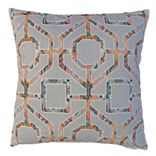 Deko-Kissen - LB ca. 45x45 cm, Silber