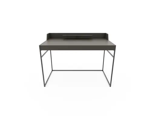 Schreibtisch - Eiche, sahara, Lack. Graubraun