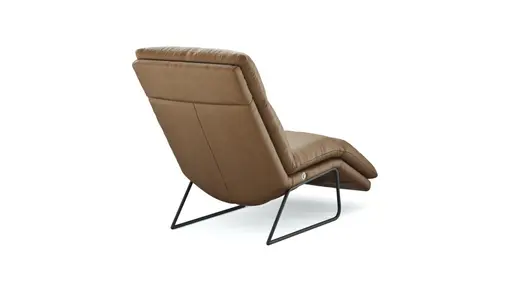 Liege Ferdinand - inkl. Relaxfunktion, Leder, Tabakbraun