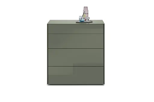 Kommode - B ca. 82 cm, Olivgrün