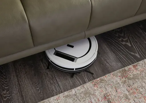 Ecksofa - 3-Sitzer mit Longchair rechts, Leder, Olive