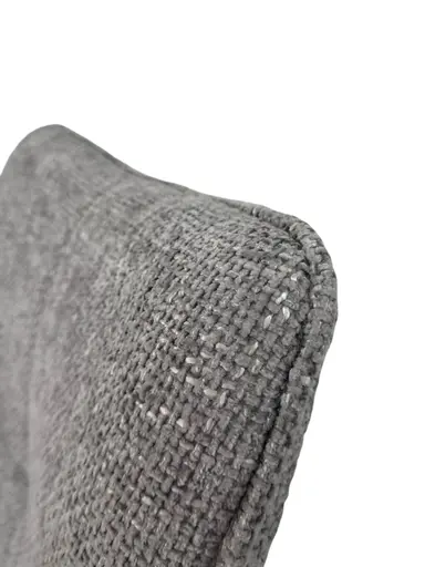 Armlehnstuhl MILENA - drehbar, Stoff, Silberfarben