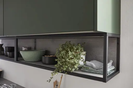 Winkelküche 52.210 GL 2 521,Beton Nebelgrau Nachbildung