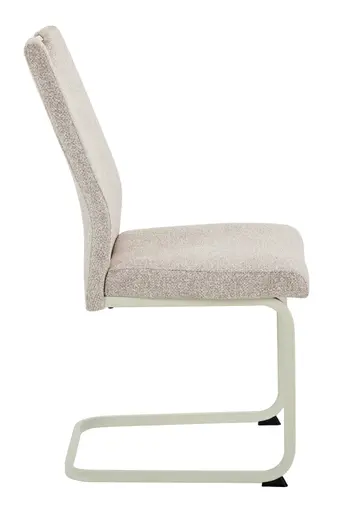 Freischwinger - Stoff, Creme