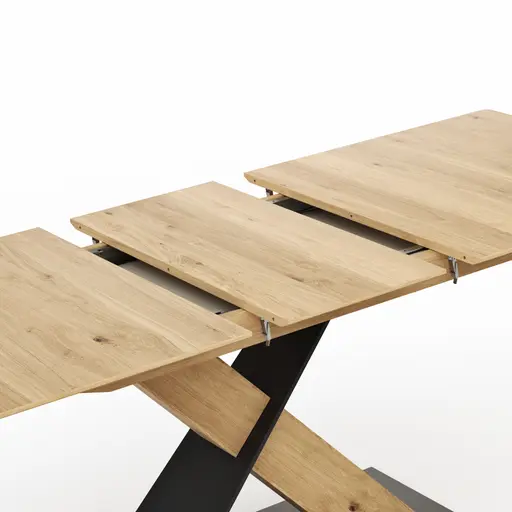 Esstisch Dinner - verlängerbar, LB ca. 140x90cm, Eiche furnier