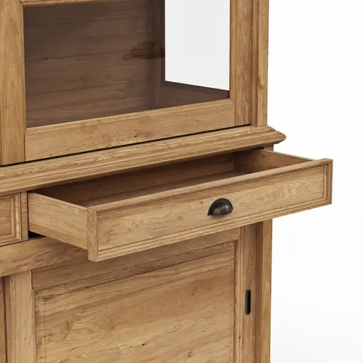 Buffetschrank Louisiana - mit Schiebetüren, Wildeiche teilmassiv, geölt