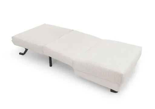 Faltsessel Easy Optik A - ohne Armlehnen inkl. Schlaffunktion, Cord, Beige