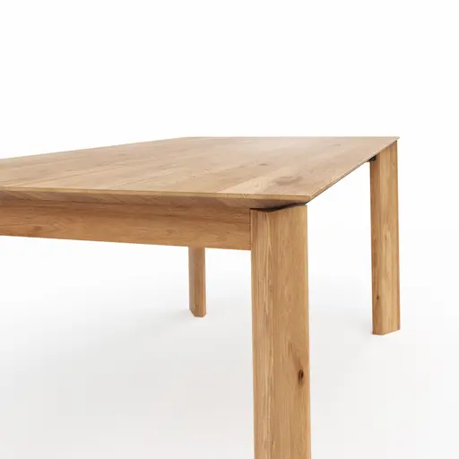 Esstisch Saratoga - ausziehbar, LB ca. 180x95 cm, Wildeiche massiv, natur geölt