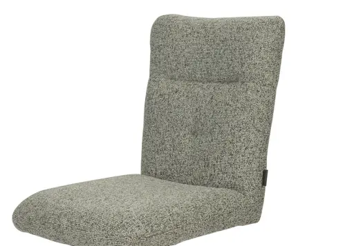 Stuhl MYLENE - drehbar, Stoff, Schlamm