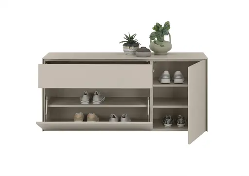 Schuhschrank GEENA - B ca. 137 cm, Kaschmir