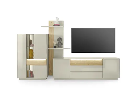 Wandboard - B ca. 75 cm, Kaschmir, Eiche massiv