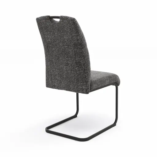 Freischwinger Dinner - Stoff, Anthrazit