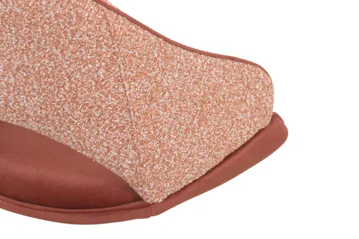 Stuhl MERIEM - drehbar, Stoff, Rost