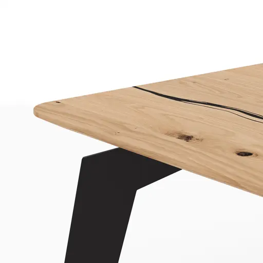 Esstisch Belena - LB ca. 200x100 cm, Eiche massiv