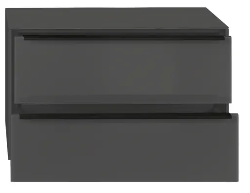Unterschrank - B ca. 72 cm, Anthrazit
